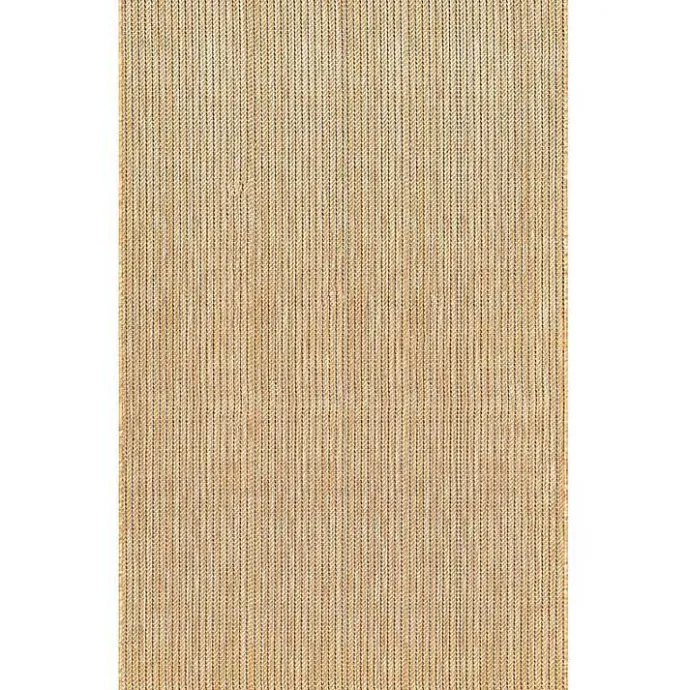 Best Kirklands Home Natural Intertwined Santal Outdoor Area Rug, 7x9 Tan