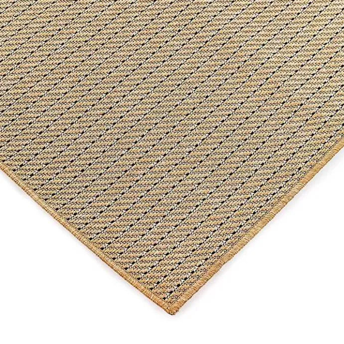 Best Kirklands Home Natural Intertwined Santal Outdoor Area Rug, 7x9 Tan