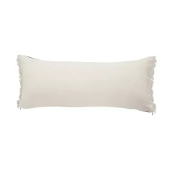 Clearance Kirklands Home Natural Jute Braided Stripe Lumbar Pillow