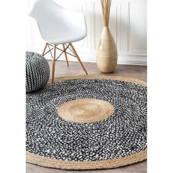Best Kirklands Home Natural Lesha Round Rug, 6 ft.