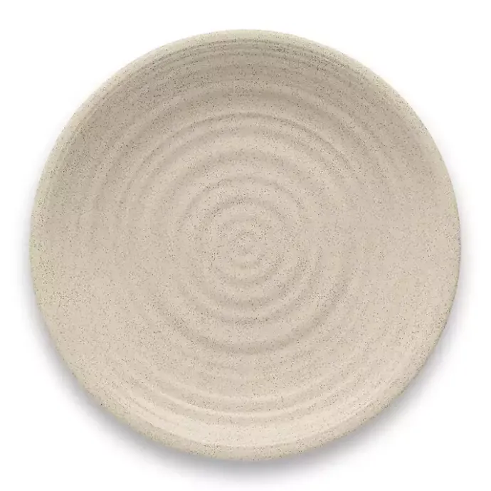 Kirklands Home Natural Madden Melamine Dinner Plates, Set of 6 Tan