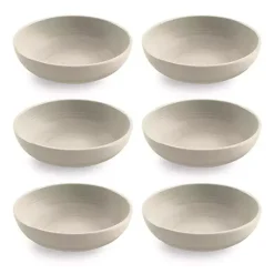 Hot Kirklands Home Natural Madden Melamine Low Bowls, Set of 6 Tan