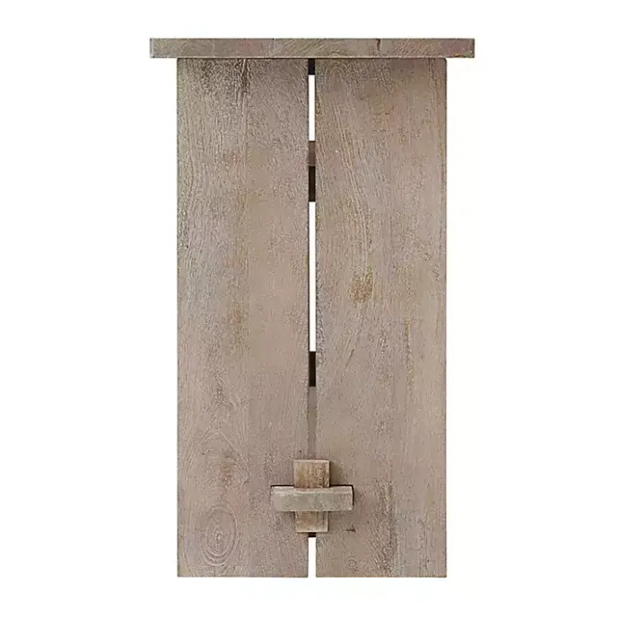 Hot Kirklands Home Natural Mango Wood Farmhouse Console