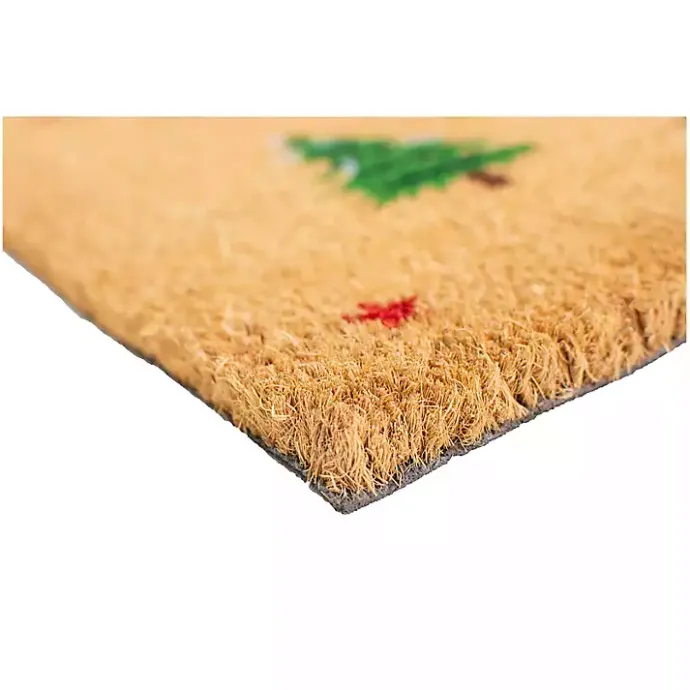 Online Kirklands Home Natural Merry Bright Tree Coir Doormat, 29 in. Tan