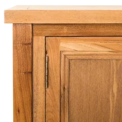 New Kirklands Home Natural Oak 4-Drawer Charlotte Sideboard Brown