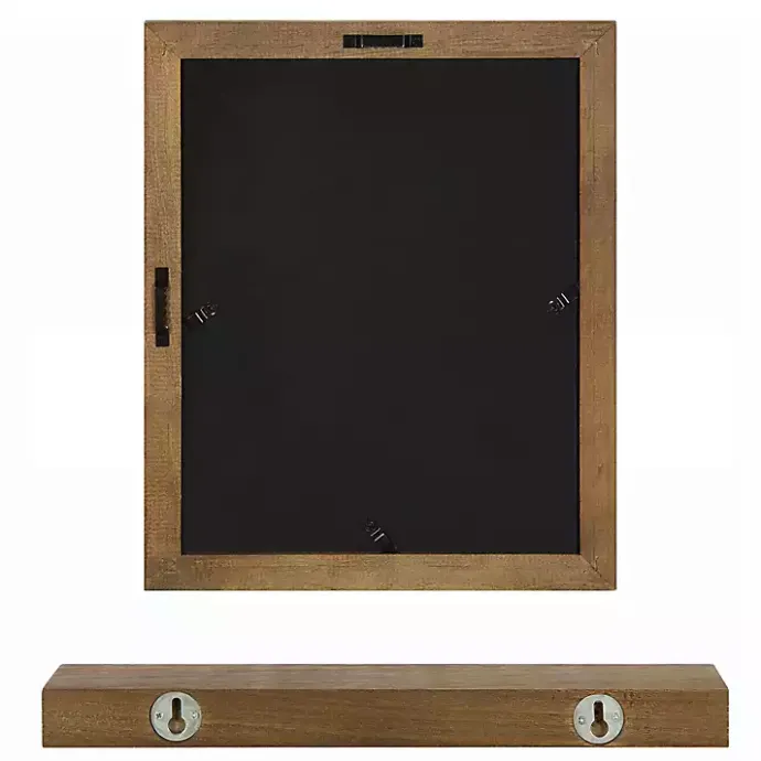 Online Kirklands Home Natural 10-pc. Gallery Wall Frame and Shelf Set Brown