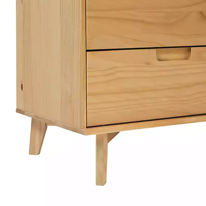 Sale Kirklands Home Natural Pine 6-Drawer Dresser Tan