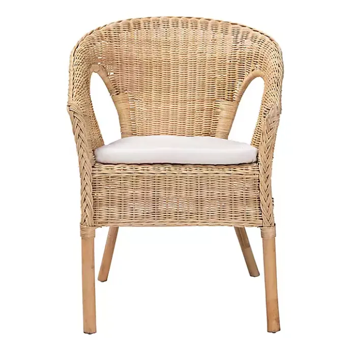 Online Kirklands Home Natural Rat Abbey Dining Chair Tan