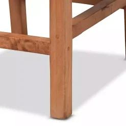 Outlet Kirklands Home Natural Rat and Wood Counter Stool Tan