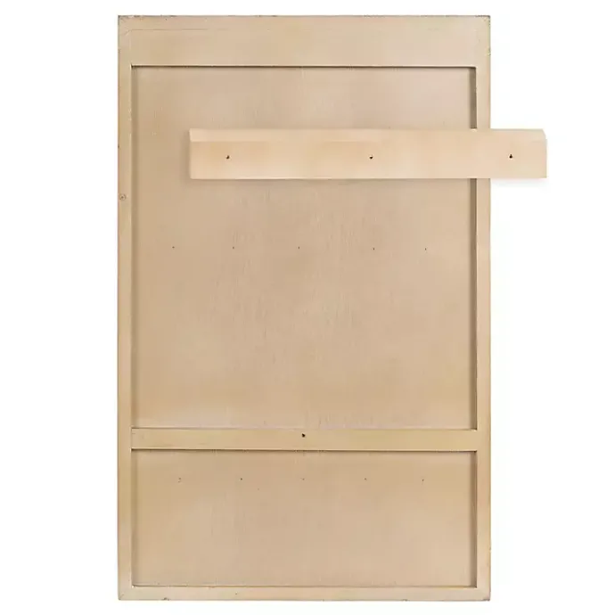 Outlet Kirklands Home Natural Rattan Wall Cabinet with Shelf
