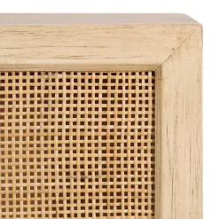 Outlet Kirklands Home Natural Rattan Wall Cabinet