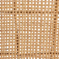 New Kirklands Home Natural Rat Woven Back Dining Chairs, Set of 2 Tan