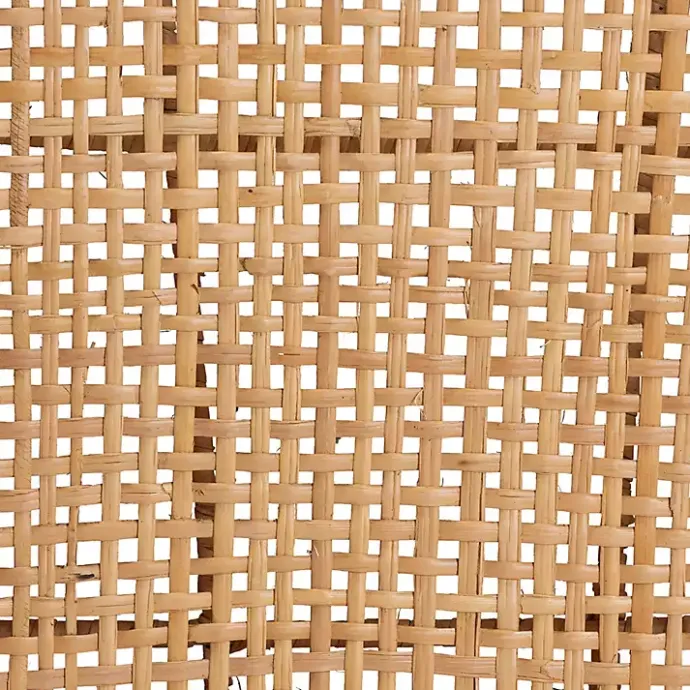 New Kirklands Home Natural Rat Woven Back Dining Chairs, Set of 2 Tan