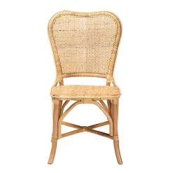 Hot Kirklands Home Natural Rat Woven Irene Dining Chair Tan