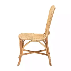 Hot Kirklands Home Natural Rat Woven Irene Dining Chair Tan