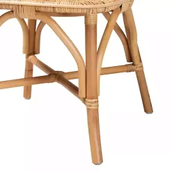 Hot Kirklands Home Natural Rat Woven Irene Dining Chair Tan