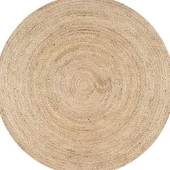 Best Kirklands Home Natural Reno Woven Round Area Rug, 4 ft. Tan