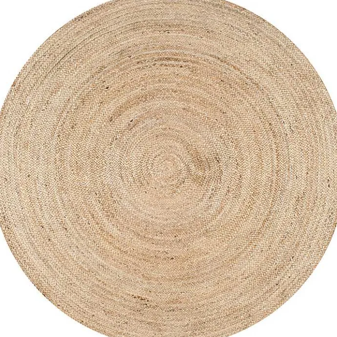 Best Kirklands Home Natural Reno Woven Round Area Rug, 4 ft. Tan