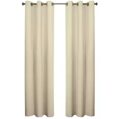 Clearance Kirklands Home Natural Room Darkening Curtain Panel Set, 72 in. Tan