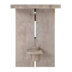 Sale Kirklands Home Natural Rustic Whitewashed Mango Wood Bench Tan