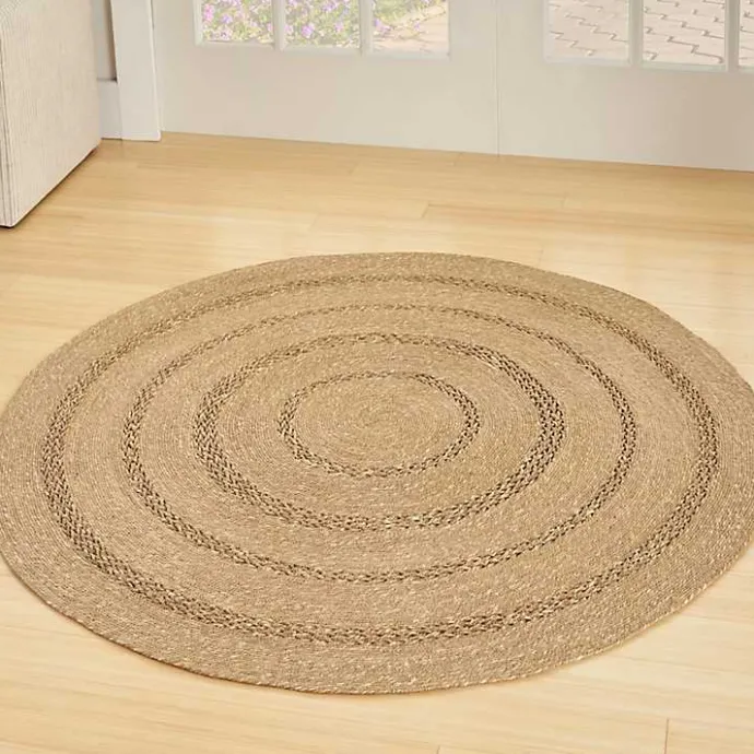 Sale Kirklands Home Natural Seagrass Indoor/Outdoor Area Rug, 3x3 Tan