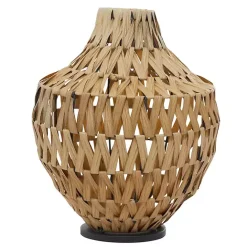 Discount Kirklands Home Natural Seagrass Tapered Neck Coastal Vase Tan