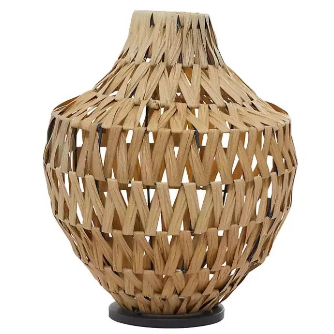 Discount Kirklands Home Natural Seagrass Tapered Neck Coastal Vase Tan