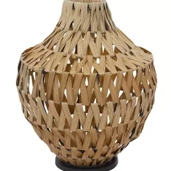 Discount Kirklands Home Natural Seagrass Tapered Neck Coastal Vase Tan