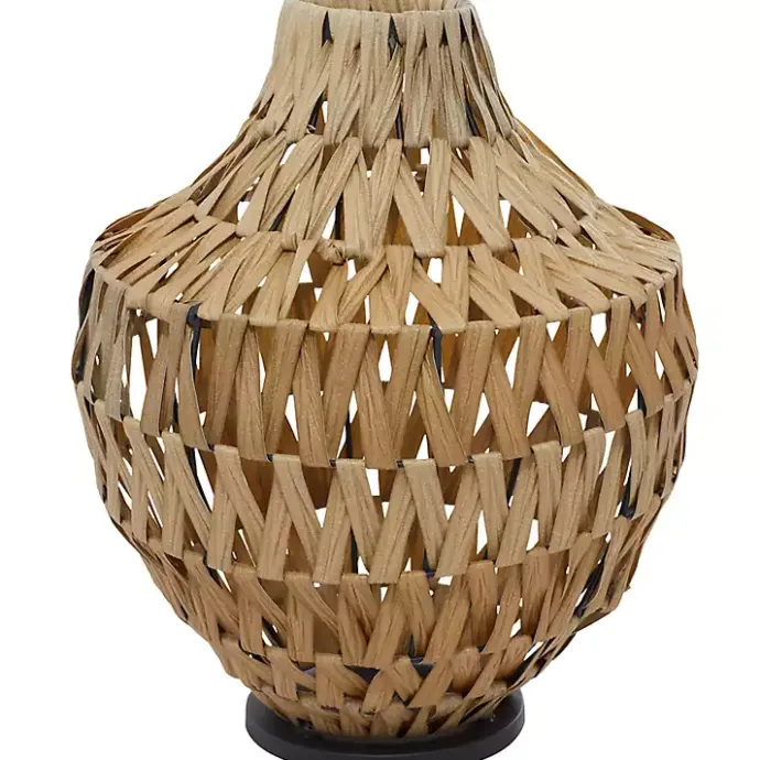 Discount Kirklands Home Natural Seagrass Tapered Neck Coastal Vase Tan