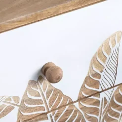 Outlet Kirklands Home Natural Seaside Tropical Leaves 3-Drawer Chest