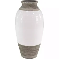 Hot Kirklands Home Natural Stone Two-Tone Coastal Vase