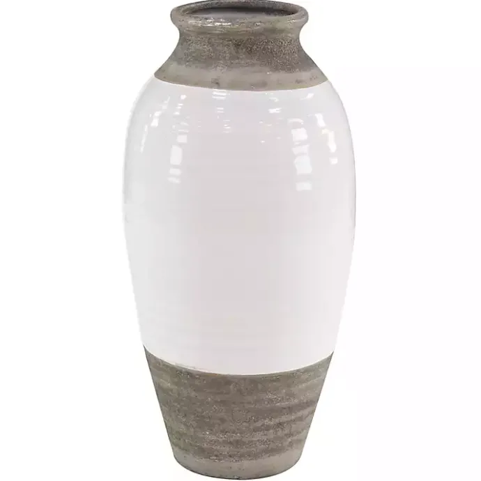 Hot Kirklands Home Natural Stone Two-Tone Coastal Vase