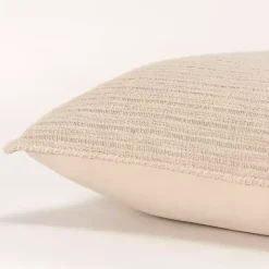 Online Kirklands Home Natural Subtle Striped Oversized Pillow Tan