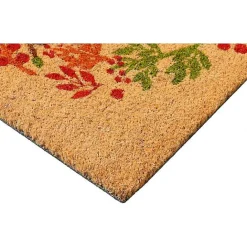 Best Kirklands Home Natural Tan Coir Fall Foliage Doormat