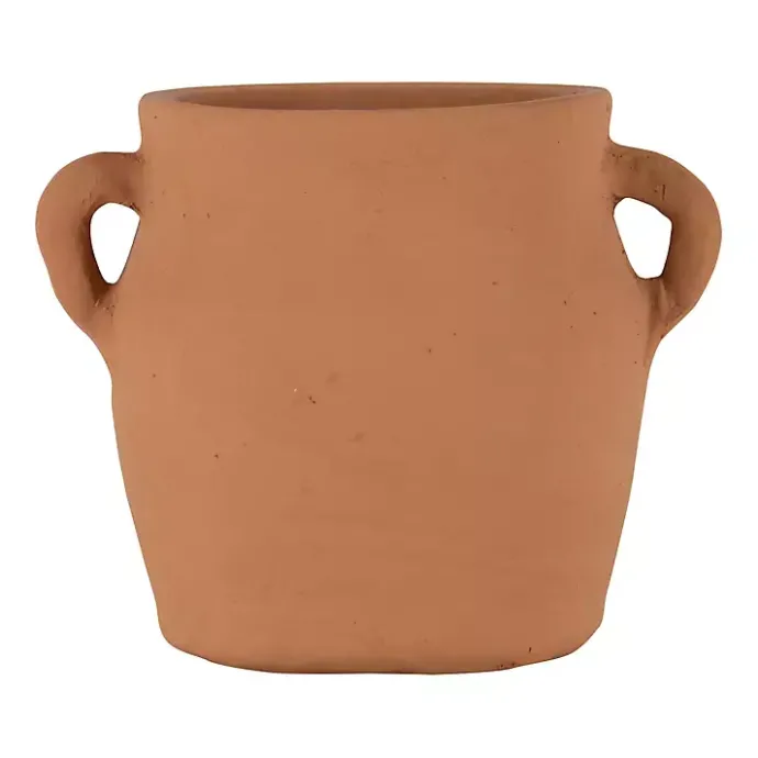 Best Kirklands Home Natural Terracotta Vase with Handles Orange