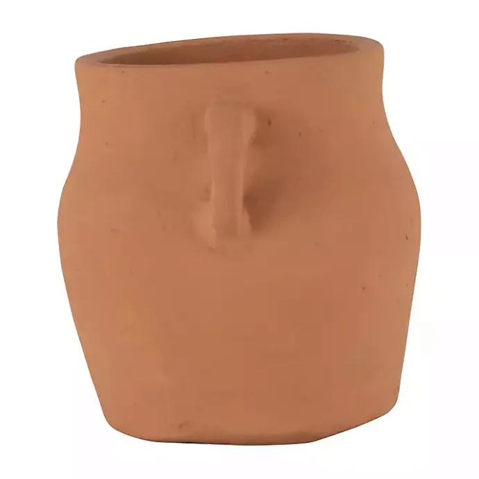 Best Kirklands Home Natural Terracotta Vase with Handles Orange