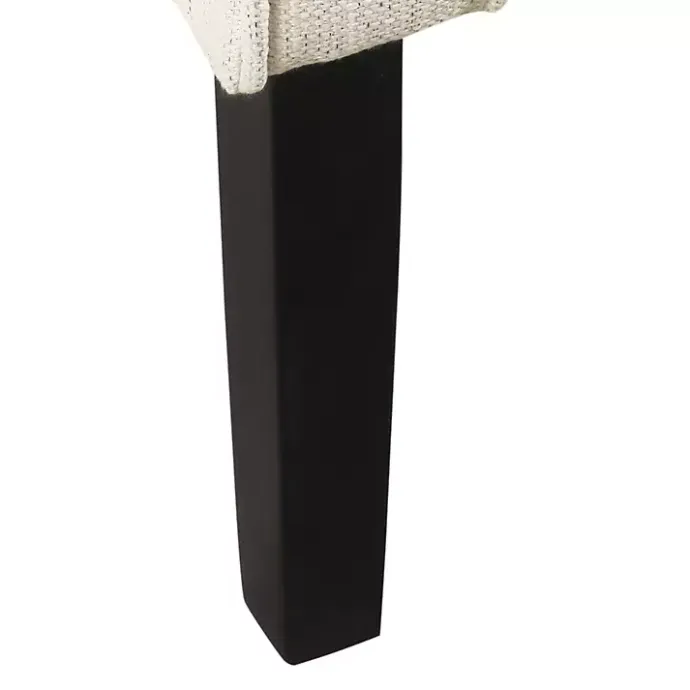 Discount Kirklands Home Natural Textured Barrel Accent Chair Ivory