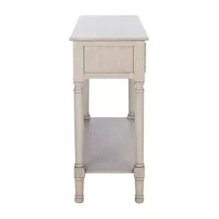 Best Kirklands Home Natural Textured 2-Drawer Console Table Tan