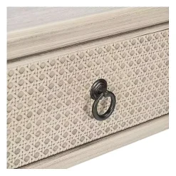 Best Kirklands Home Natural Textured 2-Drawer Console Table Tan