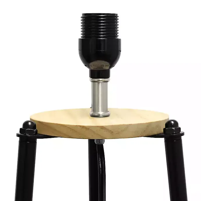 Online Kirklands Home Natural 3-Tier Tripod Floor Lamp
