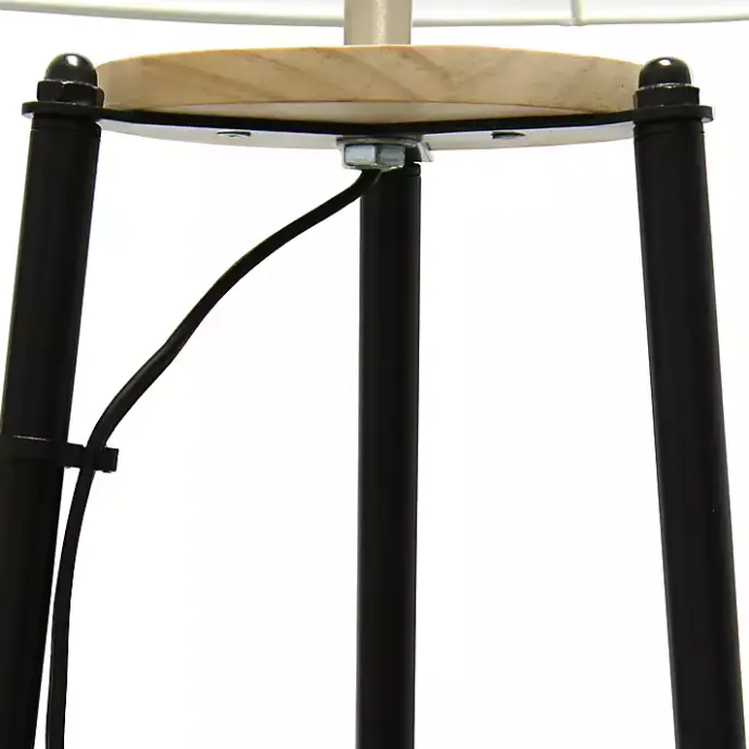 Online Kirklands Home Natural 3-Tier Tripod Floor Lamp