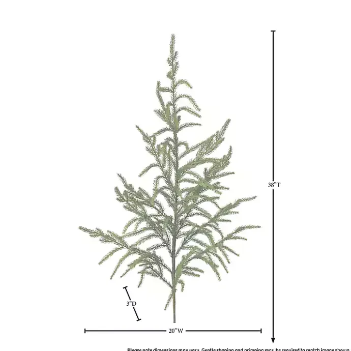 Sale Kirklands Home Natural Touch Norfolk Pine Sprays, Set of 4 Green