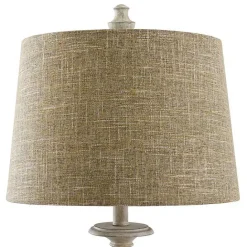 Best Kirklands Home Natural Traditional Farmhouse Table Lamp Tan