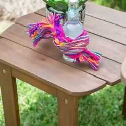 Best Kirklands Home Natural Warren Adirondack Outdoor Accent Table Brown