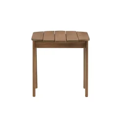 Best Kirklands Home Natural Warren Adirondack Outdoor Accent Table Brown
