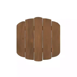 Best Kirklands Home Natural Warren Adirondack Outdoor Accent Table Brown