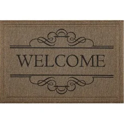 Sale Kirklands Home Natural Welcome Script Doormat