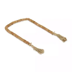 Discount Kirklands Home Natural Wood Abacus Beads Garland Brown