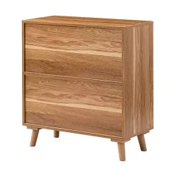 Sale Kirklands Home Natural Wood and Rattan 2-Door Cabinet Brown