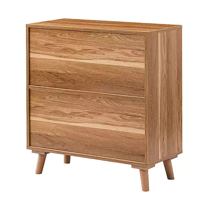 Sale Kirklands Home Natural Wood and Rattan 2-Door Cabinet Brown